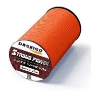 Elastic Bungee Shock Cord 3-8mm Orange 3/16'' x 66FT