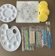 Mandala Dotting Tools Set Professional Supplies Tools Kits Stencils 33pc BNIB