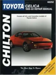 Chiltons Repair manual Toyota Celica 1986-93 # 8413 / 68252