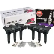Hitachi 6 Ignition Coil NGK 6 RutheniumHX Spark Plugs Kit For Lexus Toyota 3MZFE (for: Lexus)