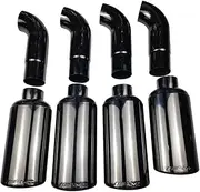 Muffler tip, 4 Pcs/lot Auto Car Exhaust Pipe Muffler Tip 304 Stainless Steel Compatible For Benz G-Class W463 G500 G550 G63 Exhaust Tip Nozzle(Black)