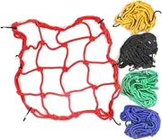 Motorcycle Cargo Net Bag Durable Bungee Net with Hooks for Secure Luggage Storage for Helmets and Sundries Motorcycles and Scooters Random Color
