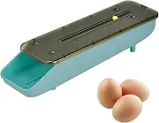 Egg Fridge Organizer Slide - Automatic Rolling Egg Box - Timetable Design Low-Temperature Resistant Automatic Egg Keeper Restaurant Use