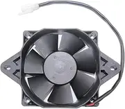 KANGYEBAIHUODIAN Motorcycle Cooling Fan Oil Cooler Electric Radiator Engine Radiator Fit for 150cc 200cc 250cc ATV Quad Go Kart Buggy Motocross