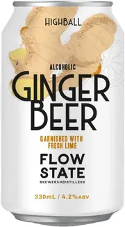 Flowstate Brewers and Distillers Highball Spicy Ginger Beer 330ml