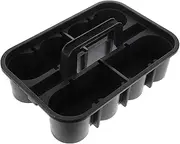 Alipis Compartment Plastic Cleaning Basket Sturdy Handle Thickened Plastic Organizer for Car Care Kit Versatile Storage for Cleaning Supplies Bags and Repair Shops