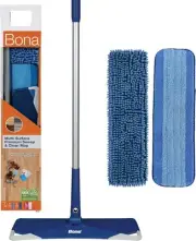 Bona Premium Sweep & Clean Mop for Multi-Surface floors Blue