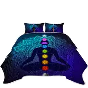 Spiritual Buddha and Oriental Mandala Spirit Coverlet