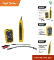 All-in-One Tone Generator and Probe Kit for Comprehensive Wire Mapping & Tracing