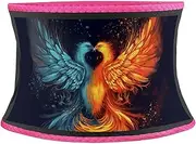 Back Support Belt Stretchy Adjustable Abdominal Support Band Fire And Water Phoenix Waist Trainer Waist Back Brace Protector