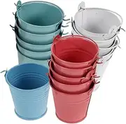 TEMPNAP 16Pcs DIY Candle Buckets for Handmade Scented Candles Durable Iron Candle Cans for Tealight and Soy Wax Creations for Home Decor and Crafting
