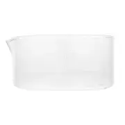 Glass Dish Measuring Cup with Spout Laboratory Glassware Chemical Crystallizing