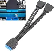 CENRF USB 3.0 Internal Hub Splitter | Molded Y Cable Extension 2 Port Splitter,Audio Connectors for Laptops, Printers, Desktop Computers