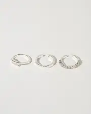 [Karyn In LA] Karyn In LA Girls' Sharna Toe Ring Pack in Silver One Size Silver