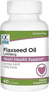 Quality Choice Flaxseed Oil 1,000 mg Softgels