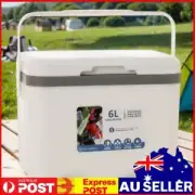 6L Car Ice Bucket Heat Preservation Outdoor Cooler Fridge Camping BBQ Equipment