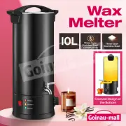 10L Wax Melter Electric Melting Pot Furnace Spout for Soy Bees Soap Candle Maker