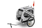 TAG-ALONG Pet & Cargo Bike Trailer, Bicycle Pet & Cargo Trailer, Cargo Carrier, Grey