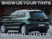 Volkswagen Tiguan Tinted Tail Lamps Lights Overlays Kit Smoked Vinyl Protection (for: Volkswagen)