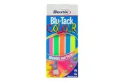 5 x Bostik Blu Tack - COLOUR Blu Tac, Pink Green Orange Yellow Blue 75g [FOR UK]