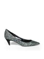 Green Glitter Pumps
