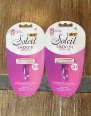 Pack of 2 Bic Soleil soft fragranced razors per pack