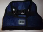 Blue Black Body Harness Vest XS Pet Dog new no choke free Wagby step-in XSmall