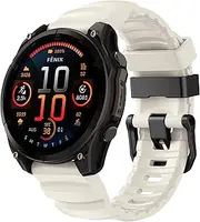 26mm Quick Fit Strap Compatible with Garmin Fenix 7X Pro/6X/7X/7X Pro/5X/Plus/ 3/HR/Fenix 8 51mm Bands, Trail Loop Silicone Sport Strap for Instinct 2X Solar/Epix Pro Gen 2 51mm