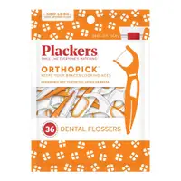 在飛比找蝦皮購物優惠-普雷克 Plackers Ortho 矯正專用牙線棒36入
