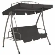 Convertible Swing Bench With Canopy Hammock Bed Hanging Chair Seat Steel Frame