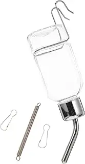 TOBBOMEY Dog Hanging Water Bottle Automatic Pet Water Feeder for Dogs and Cats Leakproof Design Portable Water Dispenser for Cleaning Refilling