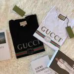 二手精品 GUCCI 古馳 經典T-SHIRT 腰帶LOGO印花 短袖 440103