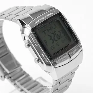 電子錶 CASIO卡西歐 方形銀色電子手錶【NEC7】