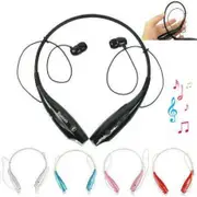 Wireless Bluetooth HandFree Sport Stereo Headset headphone for Samsung iPhone LG - Blue