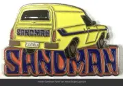 Quality Metal Hat/Lapel Pin - GMH Holden Sandman Panel Van - Yellow