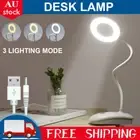 Flexible Clamp Clip-On LED Light Reading Table Desk Bed Bedside USB Night Lamp