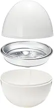 MOTHNUR Round Shape Microwave Capacity Steamer Safe for Quick Cooking Automatic Temperature Control Vent Design