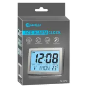 sansai Large LCD Backlight Display Alarm Clock with Calender and Temperature