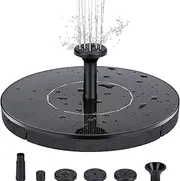 Polycrystalline Solar Panel Fountain Pool Floating Fountain Bird Bathtub Fountain Patio Garden Water Fountain Lights