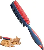 Cat Brush for Shedding, Double-Sided Pet Skin Care Brush, Grooming Tool, Hair Removal Gadget for Bunny, Small Animal, Pet Supplies