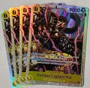 One Piece TCG Eustass"Captain"Kid OP10-112 Royal Blood SR ENG NM - 4pk for deck