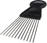 Metal Afro Comb African Pick Comb Hairbrush Barber Tool with