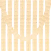 9.8ft Four-Leaf Garland, 9 Pack Tissue Paper Hanging Flower, Beige