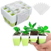 Seed Starter Tray, Reusable Seed Starter Kit, Silicone Seedling Starter Trays...