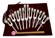 9 Sacred Solfeggio Weighted Tuning Fork Free Ship + Mallet