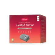 Tontine Luxuriously Warm & Soft Heated Throw - Pewter Blue 120x160 cm