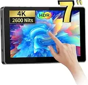 Desview R7III 7 inch 2800Nits Camera Field Monitor, Full HD 1920x1080 IPS Touch Screen Camera Monitor with Carrying Case HDMI 4K60Hz 3D LUT Waveform Histogram Video Peaking Focus for DSLR