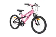Cyclops 50cm Dual Suspension Pink Kids Bike