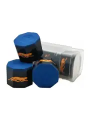 (3) Pieces Of Predator 1080 Chalk & (1) Billiard Pool Cue Chalk Carrying Case