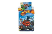 Blaze Race Kids Quilt Cover Set for Toddler Bed
